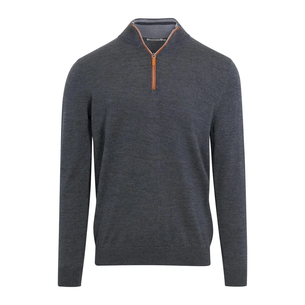 Collars & Co. NWT Australian Merino Quarter Zip Sweater - Size Small